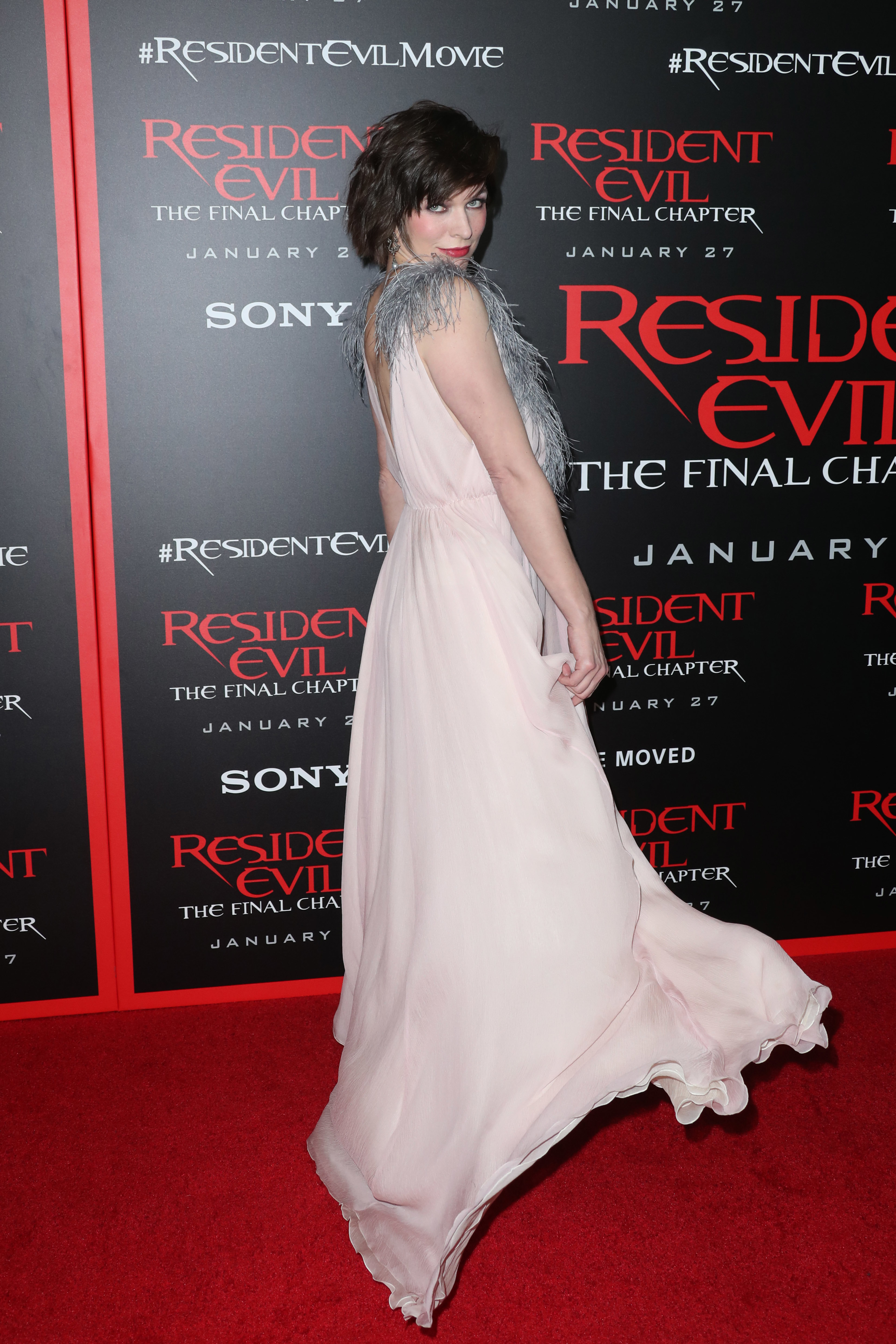 EUR: Milla Jovovich 'Resident Evil: The Final Chapter' Red Carpet