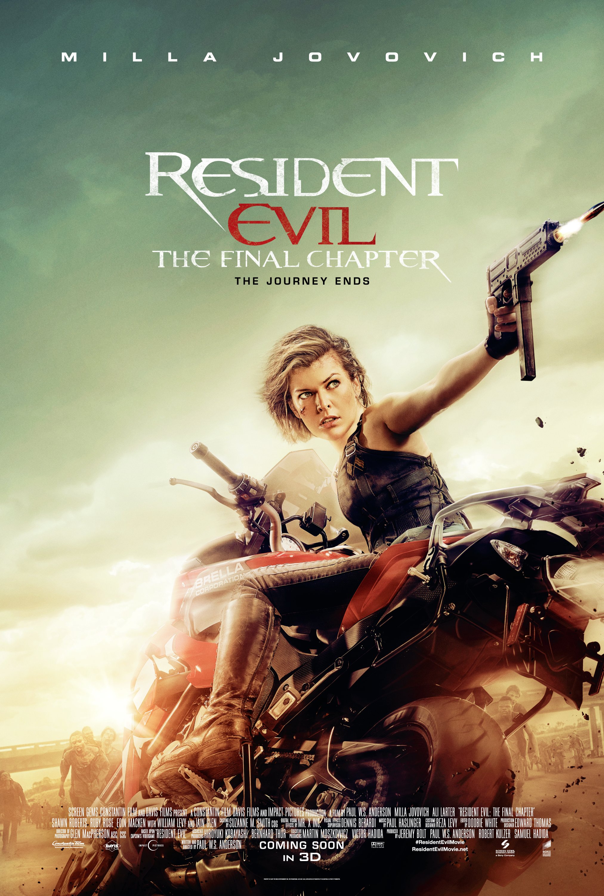  Resident Evil: The Final Chapter : Milla Jovovich