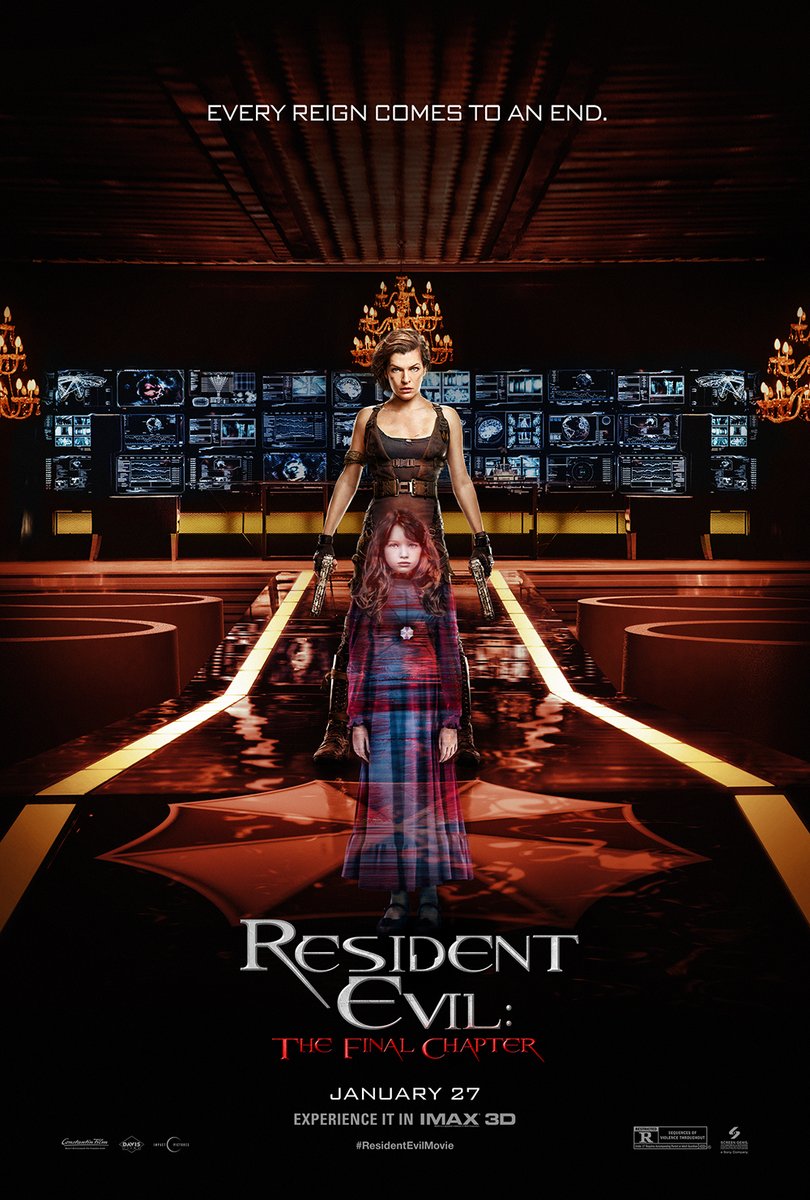 COBALT [ Rola ] / Biohazard [ Resident Evil: ] The Final Chapter. The World  first screening on December23,2016 Japanese Poster